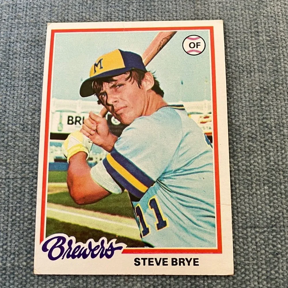 1978 Topps Milwaukee Brewers Baseball Card Trading Card